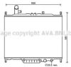 AVA QUALITY COOLING AUA2225 Radiator, engine cooling